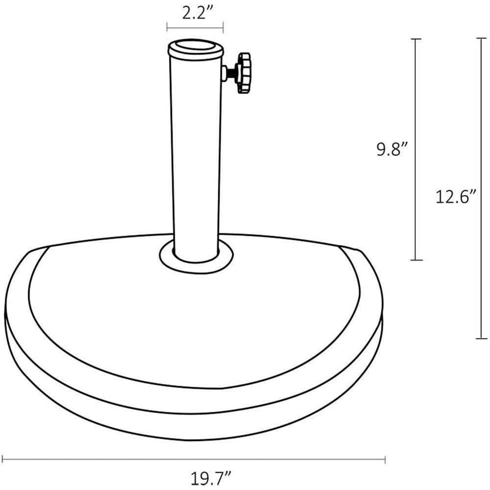 Arlmont & Co. Turk Resin Free Standing Umbrella Base & Reviews Wayfair